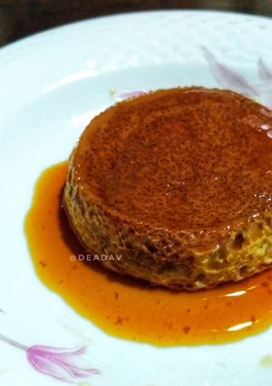 Foto resep Caramel Custard Pudding / Japanese Milk Pudding