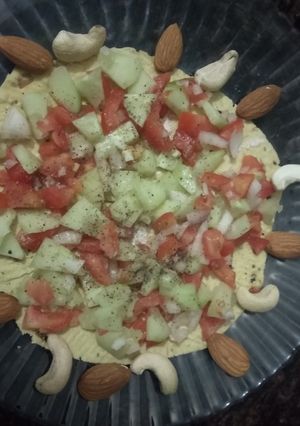 A picture of Masala Papad.