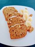 Budín de banana integral