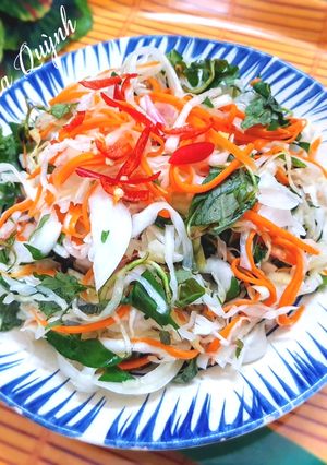 Hình của món Bắp cải muối chua.