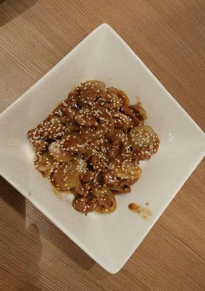 Foto resep Beef soya sesame (sapi wijen bumbu kecap)