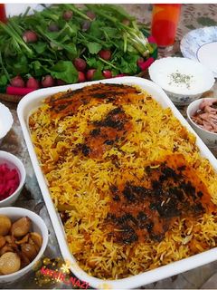 عکسی از دستور لوبیا پلو