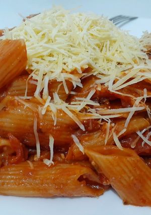 Una foto de Pasta en salsa fileto