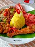Tumpeng Kuning Dadar Merah Putih