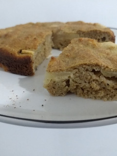 Una foto de Torta de manzana saludable