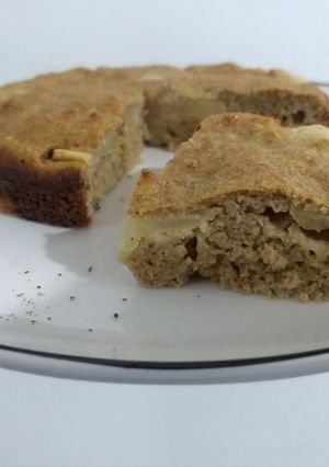 Una foto de Torta de manzana saludable