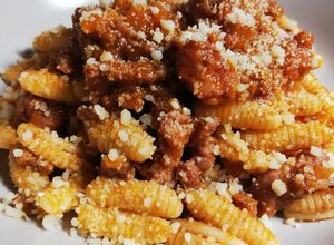 Foto di Malloreddus (gnocchetti) sardi al ragù 🍝