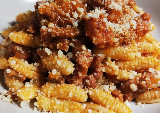 Malloreddus (gnocchetti) sardi al ragù 🍝