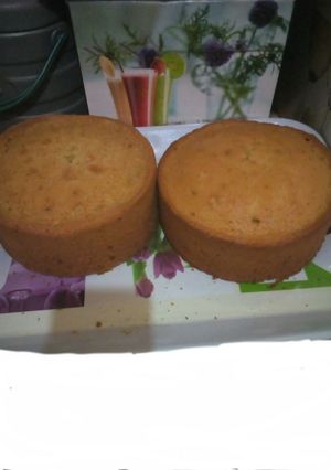 A picture of Simple coconut cake.