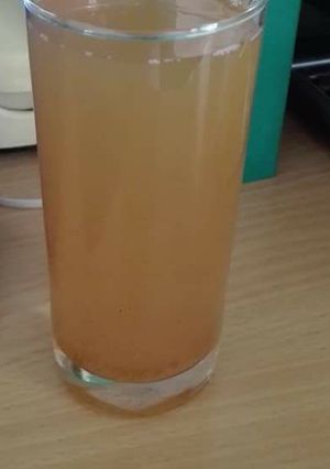 A picture of Homemade tamarind Juice.