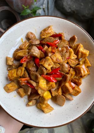 Foto resep Tumis bakso tahu pedas manis