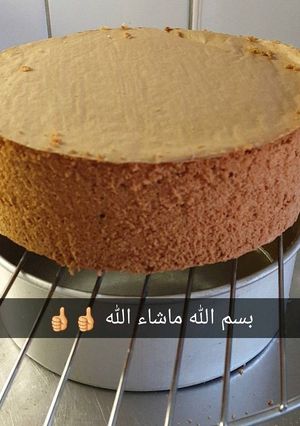 صورة لوصفة الكيكة الاسفنجية