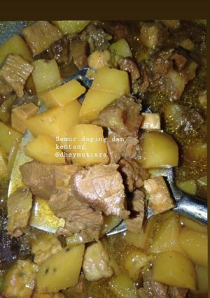 Foto resep 41.Semur daging dan kentang