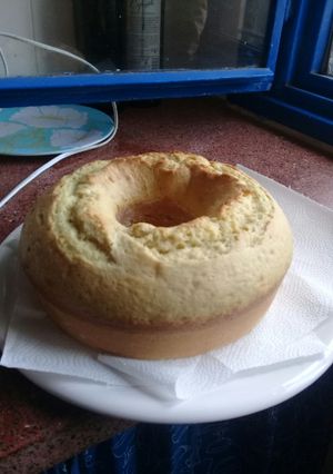 Una foto de Torta fácil de banana