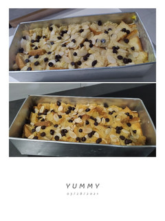 Foto resep Cinnamon Bread Pudding alias Puding Roti Tawar Kayu Manis