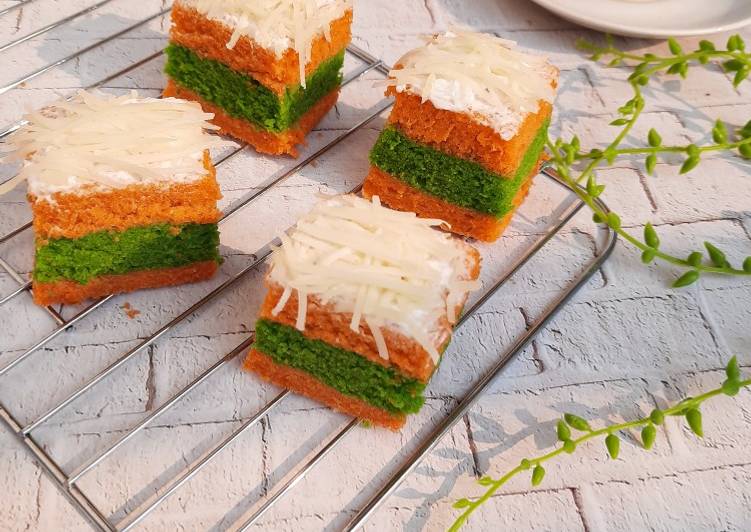 BIKIN NGILER! Begini Resep Rahasia Kue Lapis Wortel Sawi Gampang Banget