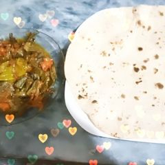 A picture of Masala Okra(Bhandi).