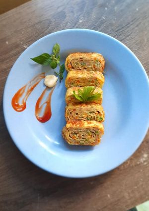 Foto resep Korean egg roll