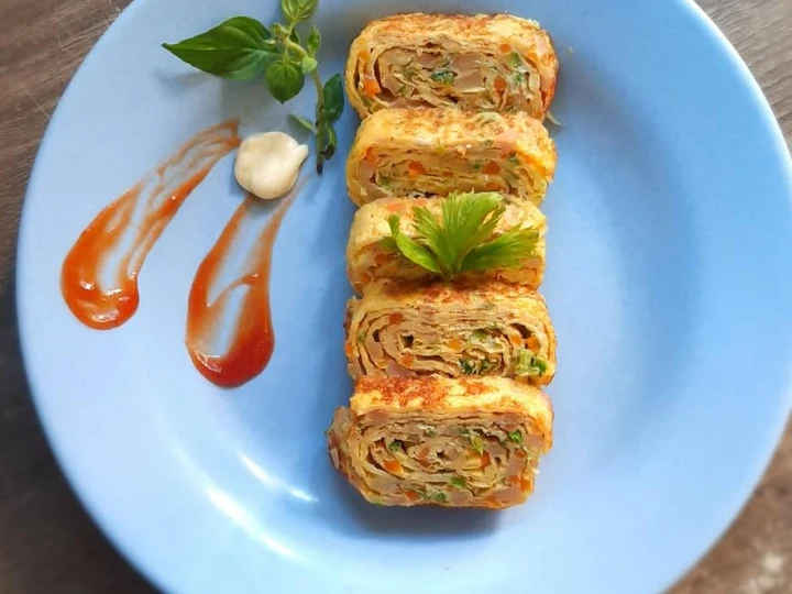 Langkah Gampang Membuat Resep Korean egg roll yang Uenak Anti Ribet, Menggugah Selera