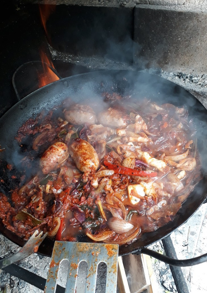 Una foto de Chorizos a la Pumarola