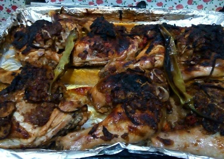 صاج فراخ في الفرن مقدم من نجوى على طريقتي