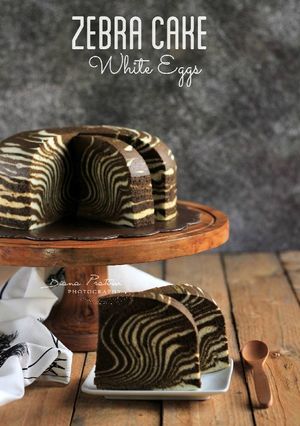 Foto resep Zebra Cake Putih Telur