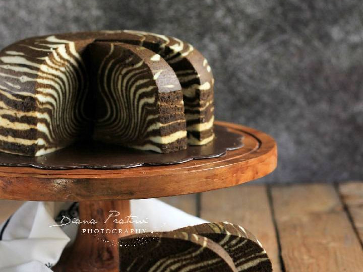 Anti Ribet, Memasak Zebra Cake Putih Telur Menu Enak Dan Mudah Dibuat