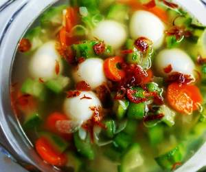 Resep Mudah Sup Oyong Telur Puyuh Enak Sempurna Resep Mudah Sup Oyong Telur Puyuh Enak Sempurna