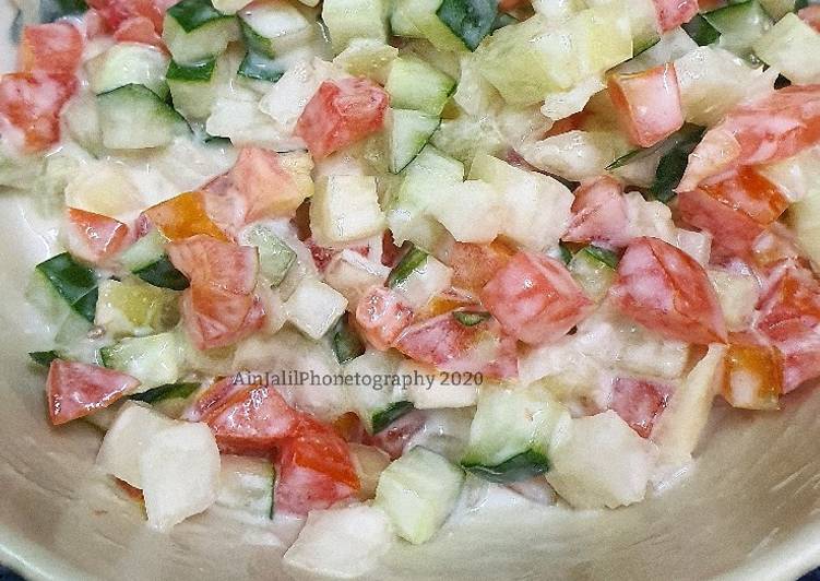 Resep Salad Sayur Beryogurt Anti Gagal