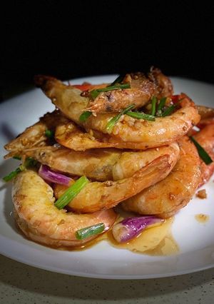 Foto resep Udang bumbu bawang dan kecap asin