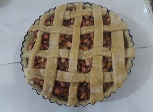 Una foto de Apple pie
