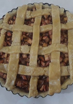Una foto de Apple pie
