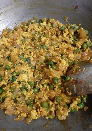 A picture of Paneer burji.