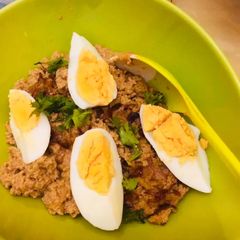 A picture of Dam ka keema (mutton).