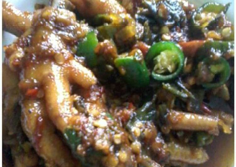 Ceker pedas lombok ijo