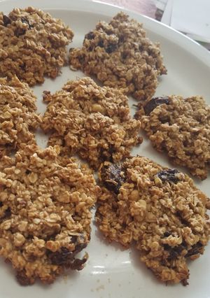 Una foto de Cookies de Avena, Canela, Manzana y Miel