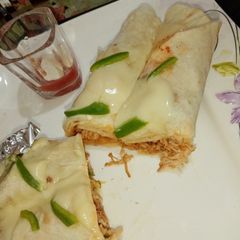 A picture of Chicken cheese wrapped.
