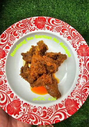 Foto resep Rendang no santan no kelapa