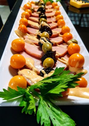 Una foto de JAMÓN De Cerdo🐽con Mayonesa al Chipotle...!🥳