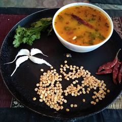 Khatti meethi gujarati dal A picture of Khatti meethi gujarati dal.
