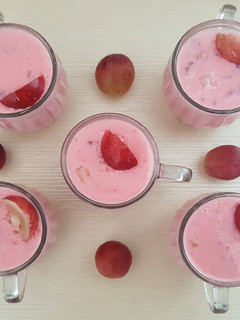 Foto resep Strawberry silky puding