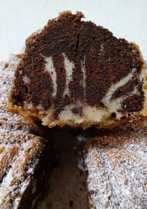 Una foto de Torta cebra
