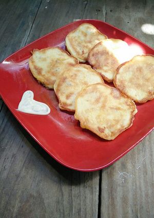 Hình của món Bánh kếp chuối.