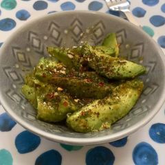 A picture of Healthy avocado salad.