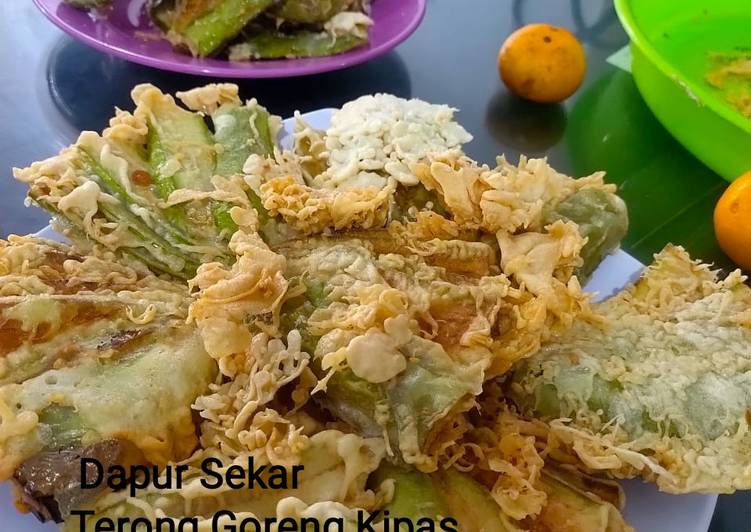 Fresh, Bikin Terong Goreng Kipas Yummy Mantul