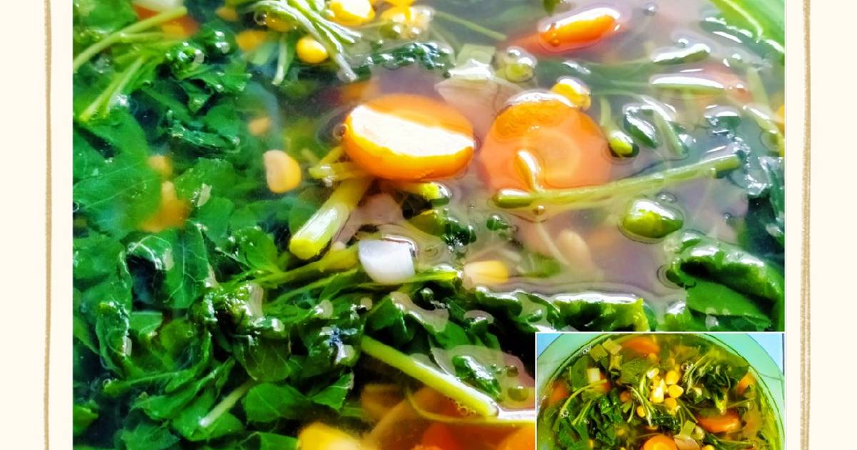 Resep Sup Bayam Enak Dan Sederhana Ala Rumahan Cookpad