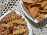 مكرونة مقرمشة و دوريتوس صنع منزلي 😋😍