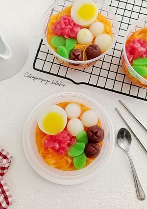 Foto resep Puding Mie Telur
