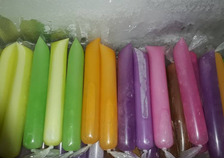 Resep: Es lilin dari pop ice 🤤 yang Nikmat