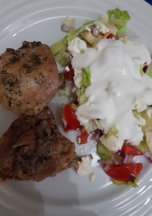 Majoránnás csirke recept fotója